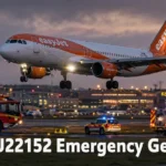 EasyJet U22152 emergency Germany — Airbus A320 diverted to Cologne Bonn Airport on 15 August 2025