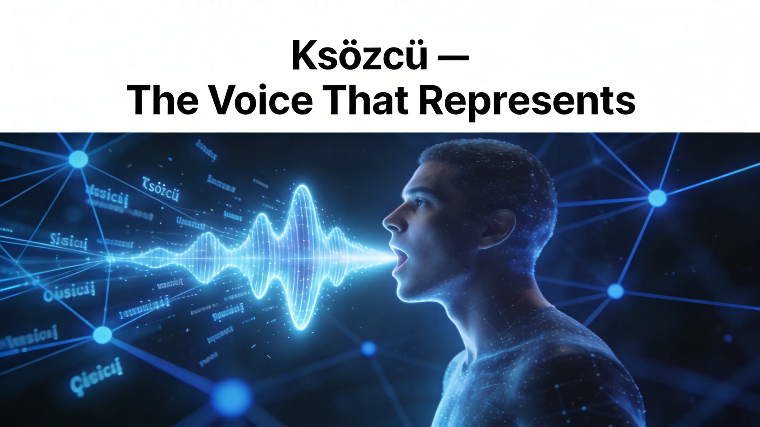 Ksözcü meaning and origin explained — spokesperson, digital voice, and modern communication identity concept, 2026