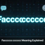 Faccccccccccccc meaning and internet expression explained with digital text and social media background, 2025 online culture