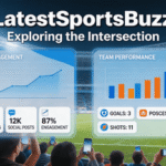 LatestSportsBuzz Exploring the Intersection showing digital sports analytics, fan engagement, and multi-platform content integration