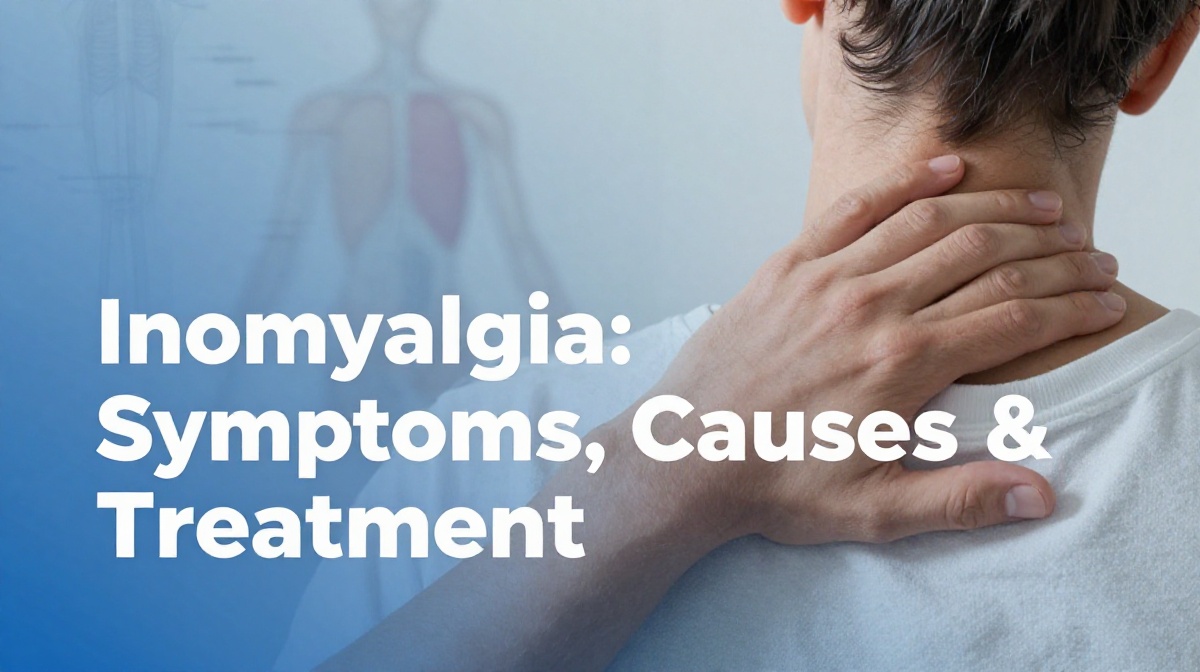 Inomyalgia — chronic muscle pain condition showing symptoms, causes, and treatment options for patients in the United States